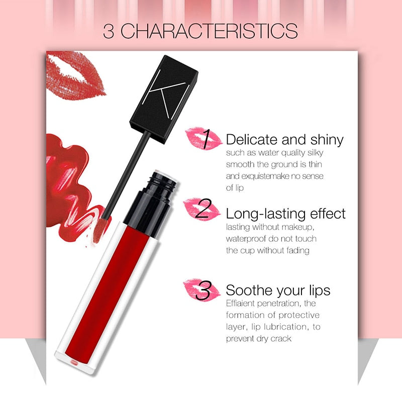 GlamLips: KIMUSE Makeup Matte Smooth Lipstick