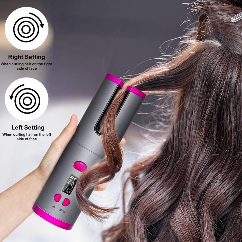 GlamHair: Wireless Iron auto haircurler - Lamyglam