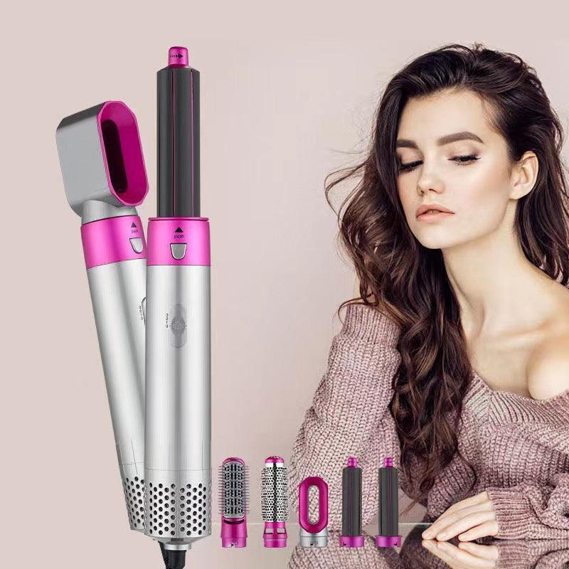 GlamHair: 5-in-1 Wireless Hair Curler & Straightener - Lamyglam
